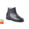 Botines bajos piel con forro de borreguillo, made in spain -