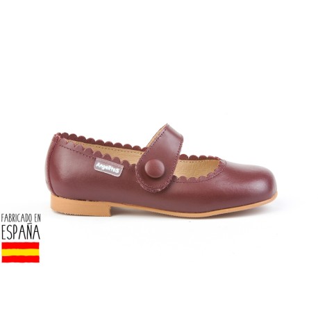 Botines bajos piel con forro de borreguillo, made in spain -