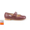 Botines bajos piel con forro de borreguillo, made in spain -