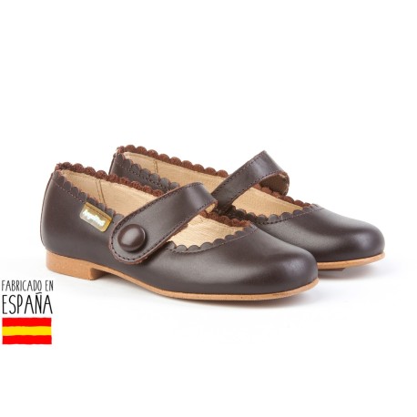 Botines bajos piel con forro de borreguillo, made in spain -