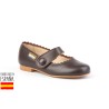 Botines bajos piel con forro de borreguillo, made in spain -
