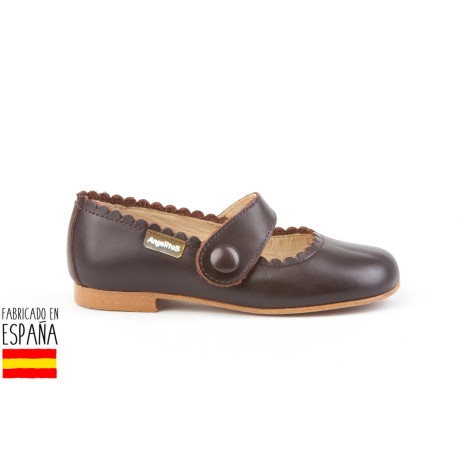 Botines bajos piel con forro de borreguillo, made in spain -