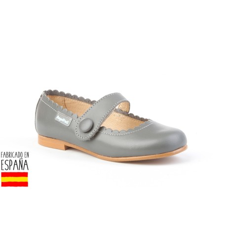 Botines bajos piel con forro de borreguillo, made in spain -