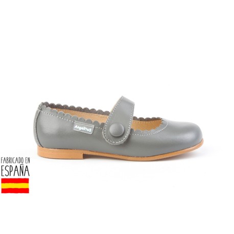 Botines bajos piel con forro de borreguillo, made in spain -