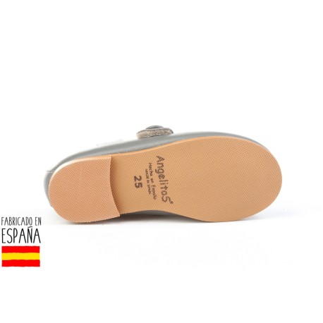 Botines bajos piel con forro de borreguillo, made in spain -