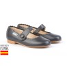 Botines bajos piel con forro de borreguillo, made in spain -