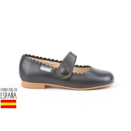 Botines bajos piel con forro de borreguillo, made in spain -