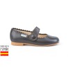Botines bajos piel con forro de borreguillo, made in spain -