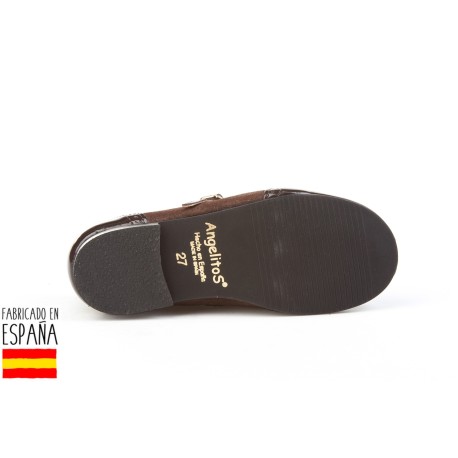 Botas piel detalle pelo, made in spain - ANGELITOS - ANGI-152