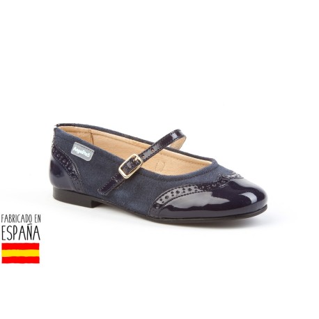 Botas piel detalle pelo, made in spain - ANGELITOS - ANGI-152