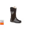 Botas piel detalle corazón lateral, made in spain - ANGELITOS -