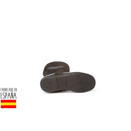 Botas piel detalle corazón lateral, made in spain - ANGELITOS -