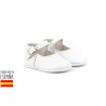 Zapatito suela blanda de piel cierre hebilla, made in spain -