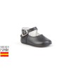 Zapatito suela blanda de piel cierre hebilla, made in spain -