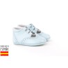 Zapatito suela blanda de piel cierre cordones, made in spain -