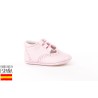 Zapatito suela blanda de piel cierre cordones, made in spain -