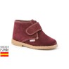 Botines bajos piel y cierre velcro, made in spain - ANGELITOS -