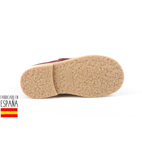 Botines bajos piel y cierre velcro, made in spain - ANGELITOS -