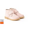 Botines bajos piel y cierre velcro, made in spain - ANGELITOS -
