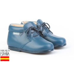 Inglesitos piel detalle lengueta y cierre cordones, made in