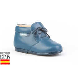 Inglesitos piel detalle lengueta y cierre cordones, made in