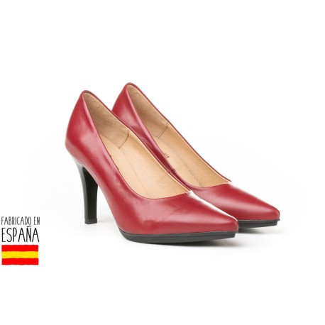 Merceditas piel lisas cierre hebilla, made in spain - ANGELITOS