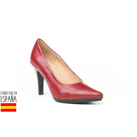 Merceditas piel lisas cierre hebilla, made in spain - ANGELITOS