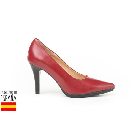 Merceditas piel lisas cierre hebilla, made in spain - ANGELITOS