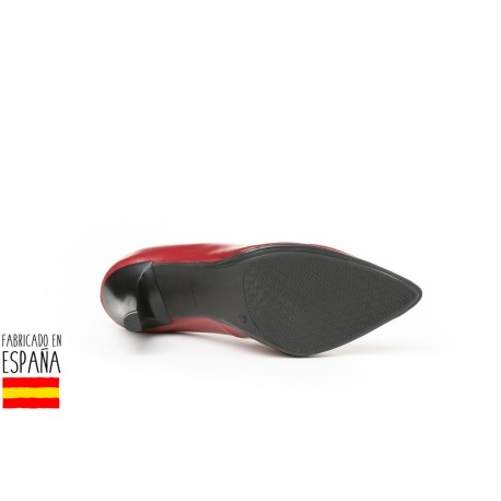 Merceditas piel lisas cierre hebilla, made in spain - ANGELITOS