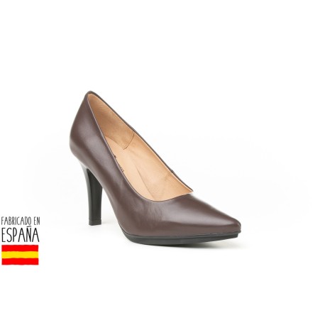 Merceditas piel lisas cierre hebilla, made in spain - ANGELITOS