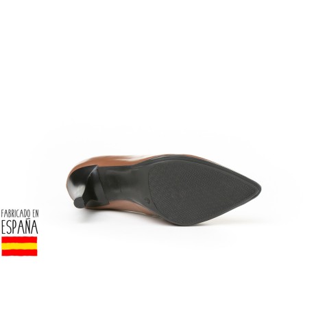 Merceditas piel lisas cierre hebilla, made in spain - ANGELITOS