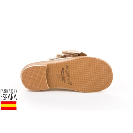 Merceditas charol detalle maxi lazo, made in spain - ANGELITOS