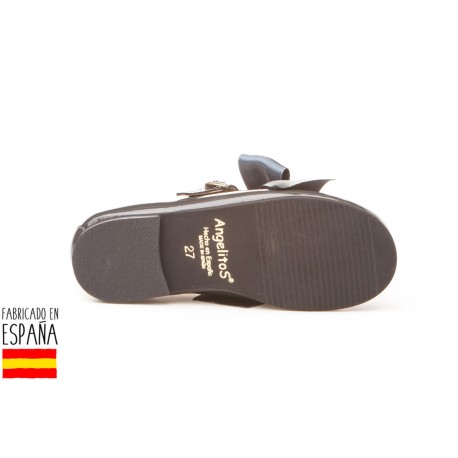 Merceditas charol detalle maxi lazo, made in spain - ANGELITOS