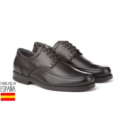 Mocasines piel cierre cordones, made in spain - MAÑAS -