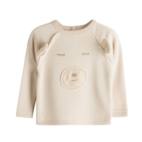 Conjunto con cara de oso-ALM-BBI06058 Conjunto con cara de