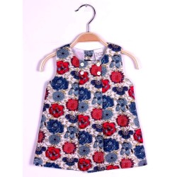 Vestido manga corta-ALM-BGV04510 Vestido manga