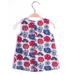 Vestido manga corta-ALM-BGV04510 Vestido manga