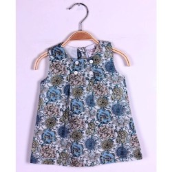 Vestido manga corta estampado-ALM-BGV04542 Vestido manga corta