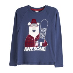 Camiseta oso esquiador - Newness - KBI06437