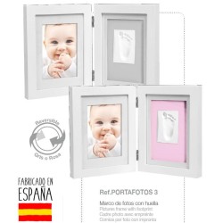 Marco de fotos con huella-IBV-PORTAFOTOS3-Interbaby Marco de