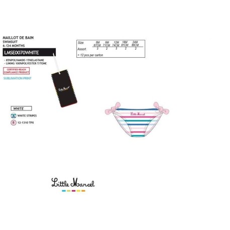 Culetin baño 88%po/-SCFI-LMSE0070WHITE-LITTLE MAR Culetin baño