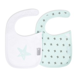 Pack 2 Baberos cierre velcro modelo estrellas-311-Interbaby