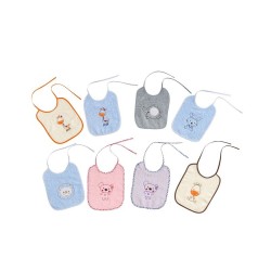 Pack 3 baberos rizo 20x25 modelos surtidos-ALM-124-Interbaby