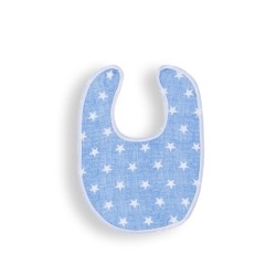 Pack 3 baberos estampado estrellas velcro