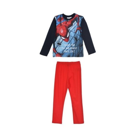 Pijama largo niño 100% algodón-SCI-HS2042-SPIDERMAN Pijama