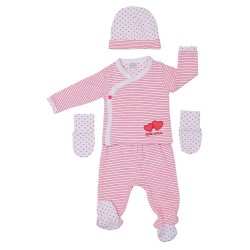 Conjunto polaina+gorro+manopla Lovely-Yatsi Conjunto bebé niña