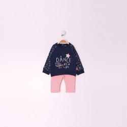 Conjunto bebe niña largo, detalles flores-ALM-29160-STREET