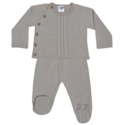 Conjunto bebé 2 piezas punto-ALM-MN6120-MINHON Conjunto bebé 2