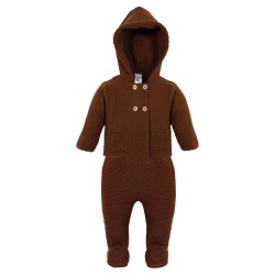 Conjunto 2 piezas bebé: chaqueta doble punto y