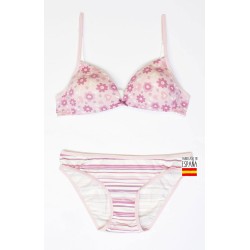 Conjunto sujetador+braga joven-CLI-K4101-Delicatta Conjunto